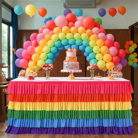 Rainbow theme party