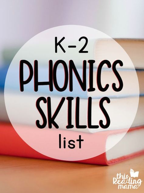 What are the K-2 phonics skills our learners need to know? In what order do we teach them? Learn what they are and download a free printable with all the K-2 phonics skills listed for you! Phonics has been one of the “buzz” words in the world of literacy for several years now. I think we can … Project Read Phonics Program, Homeschool Phonics, Skills List, Phonics Ideas, English Communication, Sight Reading, Teaching Esl, Kid Life, Phonics Rules