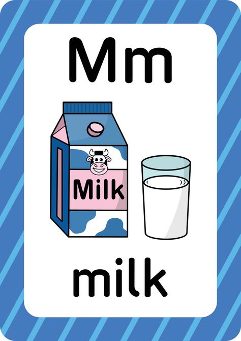 Download the Milk vector isolated on white background letter M flashcard Milk pack cartoon 7803860 royalty-free Vector from Vecteezy for your project and explore over a million other vectors, icons and clipart graphics! Abc Flashcards Printable, Letter M Activities, A Flashcard, Alphabet Flash Cards Printable, Alphabet Writing Worksheets, Verses For Kids, Fish Cartoon, Letter Flashcards, Abc Cards