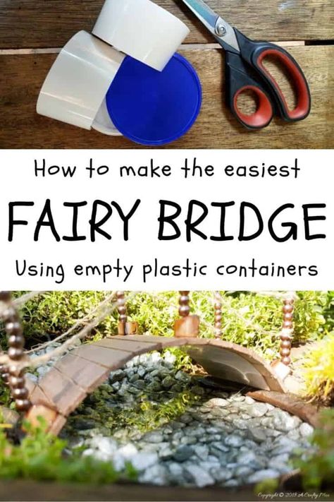 Fairy Garden Accessories Diy Miniature Furniture, Diy Fairy Garden Accessories Handmade, Fairy Garden Furniture Diy, Fairy Furniture Diy, Fairy Bridge, Diy Fairy Garden Ideas, Kids Fairy Garden, Fairy Life, Fairy Garden Pots