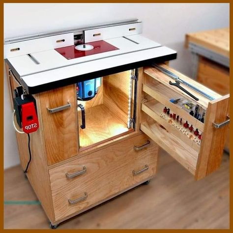 Make A Router Table, Making A Router Table, Officine In Garage, Wooden Workbench, Router Table Plans, Diy Router Table, Diy Router, Router Projects, Router Tables