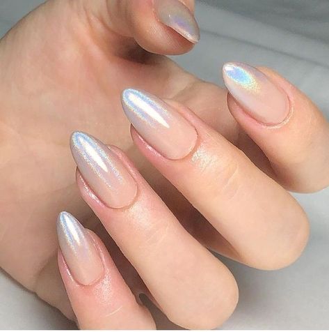 Nail Designs For Brides, Salmon Nails, Ombre Chrome, Wedding Nail Designs, Ombre Chrome Nails, Nails Images, Opal Nails, Golden Nails, Gel Nail Art Designs