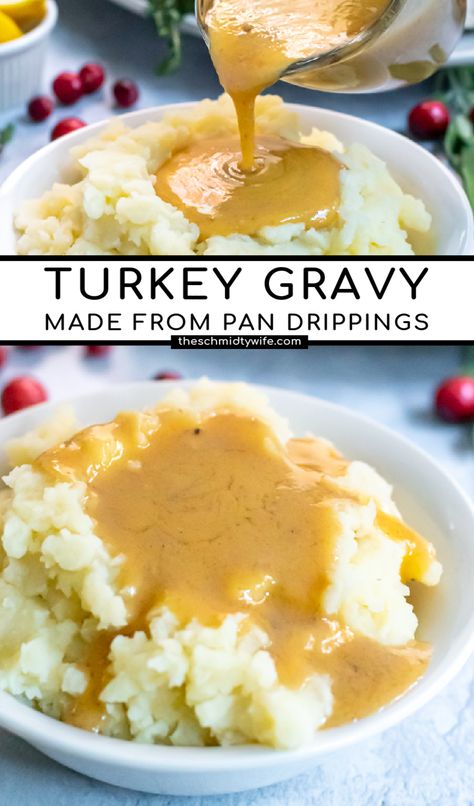 Gravy Recipe With Drippings, Turkey Gravy Recipe With Drippings, Gravy Recipe No Drippings, Thanksgiving Turkey Gravy, Turkey Gravy Recipe Easy, Best Turkey Gravy, Turkey Gravy From Drippings, Turkey Gravy Easy, Homemade Turkey Gravy