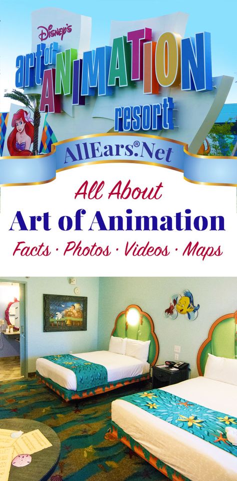 Disney Art Of Animation Resort, Art Of Animation Disney World, Disney World Map, Disney Art Of Animation, Art Of Animation Resort, Disney World Secrets, Disney Resort Hotels, Disney World Hotels, Art Of Animation