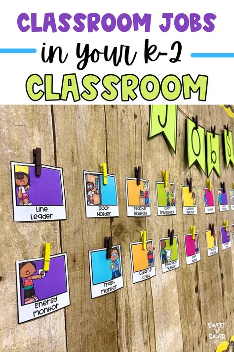 I love giving my students the responsibility of classroom jobs in elementary school. Inside this blog, you will learn all my classroom jobs ideas and the variety of jobs your K-2 students can have. The classroom responsibility chart for class jobs is a great way for students to see the variety available. I suggest creating a classroom jobs bulletin boards. It’s an easy way to have your classroom jobs displayed. You will love the editable versions classroom jobs for elementary ideas! Preschool Classroom Jobs Ideas, Classroom Helpers Ideas, Classroom Jobs For Kindergarten, Classroom Jobs Kindergarten Free, Classroom Jobs Free Printables, Class Jobs Preschool, Kindergarten Class Jobs, Classroom Jobs Preschool Free Printable, Classroom Chores Class Jobs