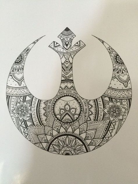 Star Wars Mandala, Mandala Arm, Mandala Arm Tattoo, Mandala Simple, Star Wars Jewelry, Tattoo Mandala, Marquesan Tattoos, Star Wars Quotes, Star Wars Facts