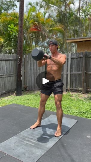 122K views · 1.3K reactions | 🔥 Single Kettlebell Athletic Home Workout 🔥 

Sports and athleticism are about being explosive, transferring power, and unilateral strength.

Give this workout a try to focus on just that with a single kettlebell. 🔔 

• Swings - 5x12
• SA Clean - 5x6 each side
• Alt B-Stance Squat - 5x8 each leading leg
• Offset Push-up - 4x12 each side

If you’re looking to be more athletic training explosively with unilateral focused exercises is a good starting point. Bringing up side dominance, working core stability & strength, and learning to transfer power laterally, vertically, and horizontally are key! 🔑 

For more training like this check out the Kettlebell Training App! ✅ 

#kettlebell #athletics #athlete #athletic #homeworkouts #athomeworkouts #functionalfitnes Kettlebell Training, Core Stability, Kettlebell Swings, Athletic Training, Home Workout, Kettlebell, At Home Workouts, Push Up, Key