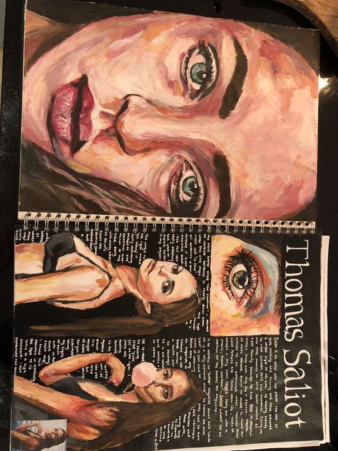 Latifa.x Portraiture A Level Art, Igcse Artist Study, Artist Studies Gcse, Portraiture Artists Gcse Art, A Level Portraiture, Artist Study A Level, Artist Journal Sketchbooks, Artist Study Gcse Sketchbook Ideas, Sketchbook Inspiration Aesthetic Easy