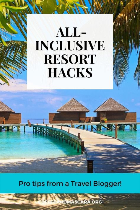 All-Inclusive resorts offer fun and relaxing vacations because they take care of everything. As their name implies, they have pretty much everything you could want. Almost everything. Having stayed at several different resorts, I have learned a few things along the way and I'm sharing my favourite travel tips with you. I hope that these all-inclusive resort hacks will help to improve your next vacation. #allinclusive #resort #vacationplanning Budget All Inclusive Resorts, Budget Friendly All Inclusive Resorts, All Inclusive Resorts Outfits, Marriott All Inclusive Resorts, Tipping At All Inclusive Resorts, Swim Up Rooms All Inclusive, Tips For All Inclusive Resorts, Tropical All Inclusive Resorts, Beaches Resorts