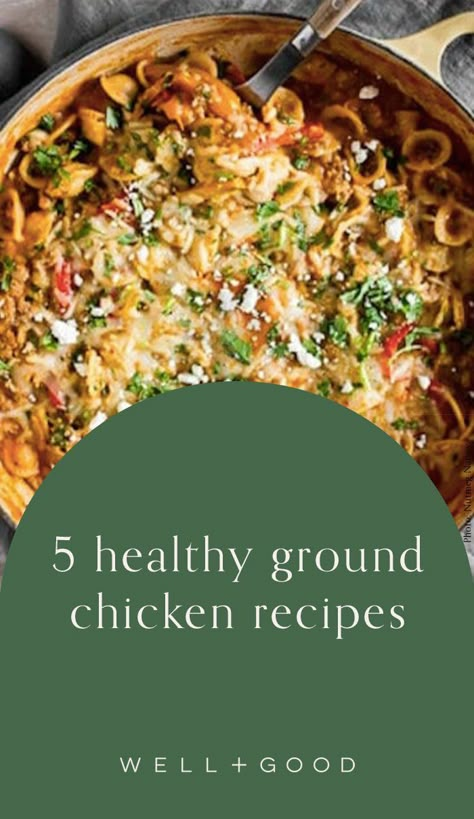 Recipes For Ground Chicken Healthy, Easy Healthy Ground Chicken Recipes, What To Make With Ground Chicken Healthy, Ground Chicken Dishes, Ground Chicken Fall Recipes, Recipe Ground Chicken, Dishes With Ground Chicken, Casseroles With Ground Chicken, Healthy Meals With Ground Chicken