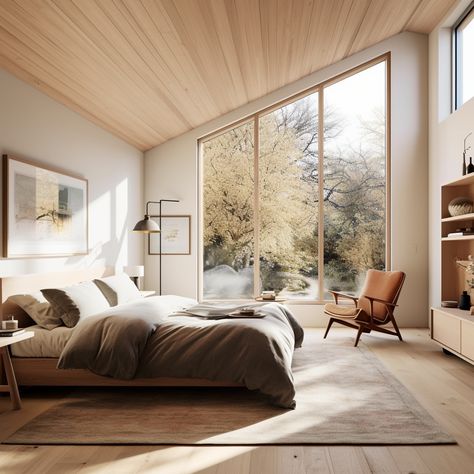 7+ Key Elements of Scandinavian Bedroom Design • 333+ Images • [ArtFacade] Master Bedrooms Scandi, Skandinavia House Interior, Scandinavian Home Design Architecture, Scandavian Bedroom, Scandinavian Hotel Room, Bedroom Design 2024, Open Space Bedroom, Scandinavian Bedroom Inspiration, California Modern Bedroom