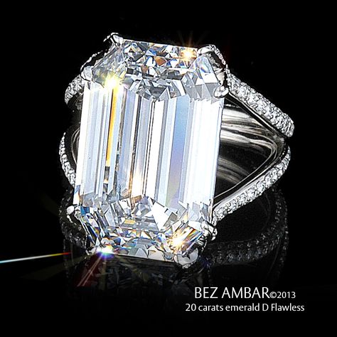 Bez Ambar, White Stone Ring, Luxury Engagement Rings, Sapphire Birthstone, Ring Trends, Princess Cut Engagement Rings, Emerald Cut Diamond, Gold Ring Stack, Emerald Engagement