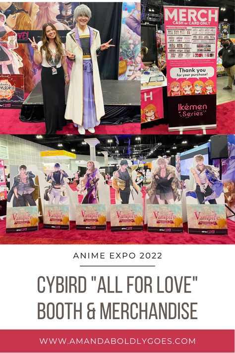 Cybird Anime Expo 2022 Booth and Merchandise Anime Convention Booth, Convention Booth, Anime Convention, All For Love, One Ticket, Anime Expo, Raffle Tickets, Cool Writing, I Am The One