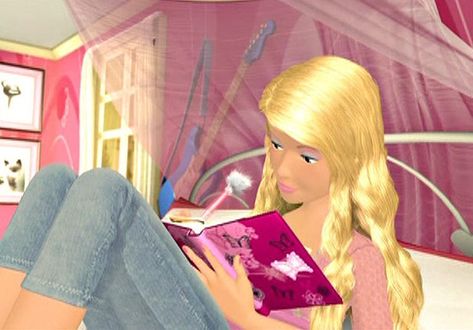 Dear Diary... • I really need to watch this soon but my library doesn't have it so, MORE DVDS FOR ME!!! • The Barbie Diaries • #barbie… The Barbie Diaries Aesthetic, Me In 2024, Barbie Random, Y2k Diary, The Barbie Diaries, Diary Aesthetics, Barbie Journal, Barbie Diaries, Barbie Mood