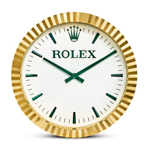 Rolex, manufactured by Inducta A GILT BRASS WALL CLOCK, CIRCA 2010 #watch #auction #affiliate Brass Wall, Art Old, Printing Business, Leather Band, Exhibitions, Rolex, Wall Clock, Modern Art, Auction