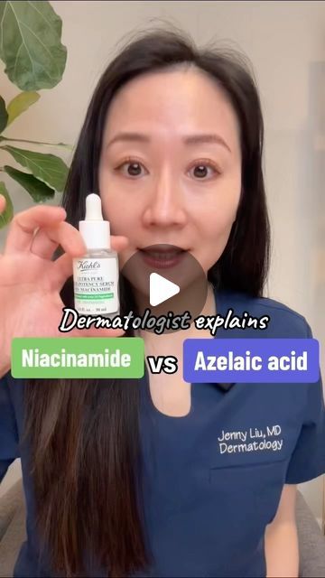 Jenny Liu, MD FAAD , Skincare expert | Part 2 of ingredient comparisons: niacinamide vs azelaic acid. Both are great but I do recommend only using specific products if they hel... | Instagram What Does Niacinamide Do, Azelaic Acid Benefits, Niacinamide Before And After, Azaleic Acid, Niacinamide Benefits, Zinc Benefits, Azelaic Acid, Clogged Pores, You Want Me