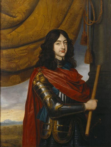 King Charles II (1630–1685) as a Young Man in Exile, studio of Gerard van Honthorst Charles Ii Of England, House Of Stuart, English Monarchs, Historical Hairstyles, Charles Ii, 17th Century Art, Strange History, Tudor History, Asian History