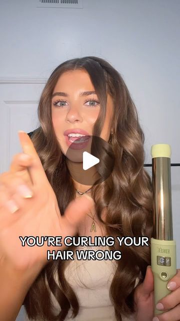 Haircare & Selfcare on Instagram: "how to curl your hair the RIGHT way ✨ #hairtutorial #hairtok #curlingiron" Curling Hair With Wand Tips, Curl Hair Quickly, How To Curl Thick Hair With A Wand, How To Style Hair After Curling It, Front Hair Curling, How To Curl My Own Hair, Easy Way To Curl Hair With Wand, How To Curl Your Hair With A Big Barrel, Proper Way To Curl Your Hair