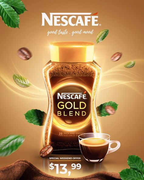 Coffee Ads Design, Nescafe Ads, Coffee Creative Ads, Coffee Social Media Design, Ads Poster Design, Coffee Social Media Post, Coffee Social Media, Coffee Ads, Coffee Advertisement