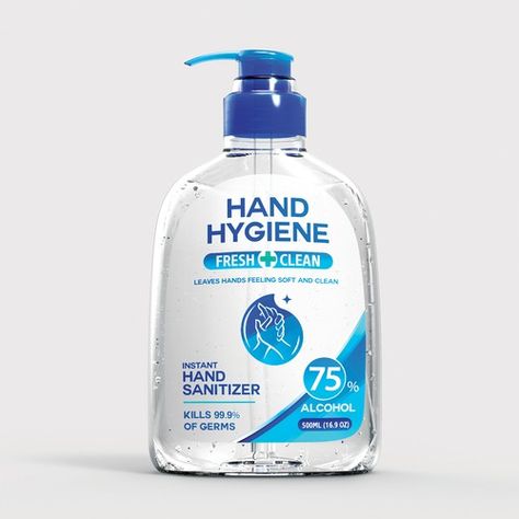 Designs | Hand Sanitizer Product Label / Logo Design | Product label contest Hand Wash Label Design, Hand Wash Bottle, Detergent Packaging, Label Logo Design, Logo Design Ideas Creative, Soap Label Design, Soap Packaging Design, Medical Packaging, Smart Packaging