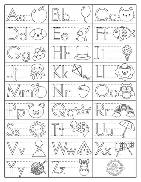 Prek Abc Worksheets, Abcs Preschool Activities, Worksheet Abc Preschool, Alphabet Colouring In Free Printable, Alphabet Learning Printables, Color Alphabet Letters, Pre K Abc Worksheets, Coloring Pages Abc, Free Printouts For Preschool