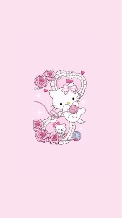 Charming Kitty Wallpaper, Charmmy Kitty Aesthetic, Charmy Kitty Wallpaper, Charmmy Kitty Wallpapers, Girly Lockscreen, Charmy Kitty, Charmmy Kitty, Hello Kitty Images, Cat Art Illustration