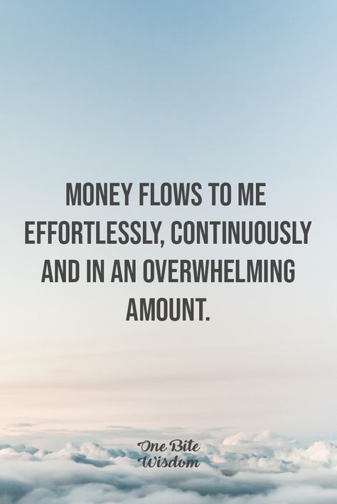 Manifest more money by changing the way you see yourself. See yourself in possession of the amount of money you desire. Your words and thoughts create your World. #Motivation #Inspiration #Affirmation #LawofAttraction #Manifestation #Success #Prosperity #MakeMoney #SelfLove Money Flows To Me, How To Believe, Prosperity Affirmations, Attraction Quotes, Wealth Affirmations, Law Of Attraction Affirmations, Law Of Attraction Quotes, Self Love Affirmations, Positive Self Affirmations