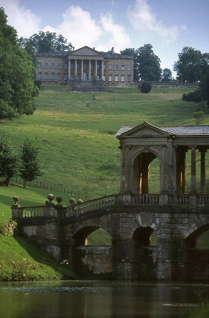 Prior Park is a Palladian house, designed by John Wood, the Elder in the 1730s and 1740s for Ralph Allen, on a hill overlooking Bath, Somerset, England.  (Wikipedia) Prior Park, Bath England, England And Scotland, Old Stone, English Countryside, England Travel, Pretty Places, Places Around The World, Oahu