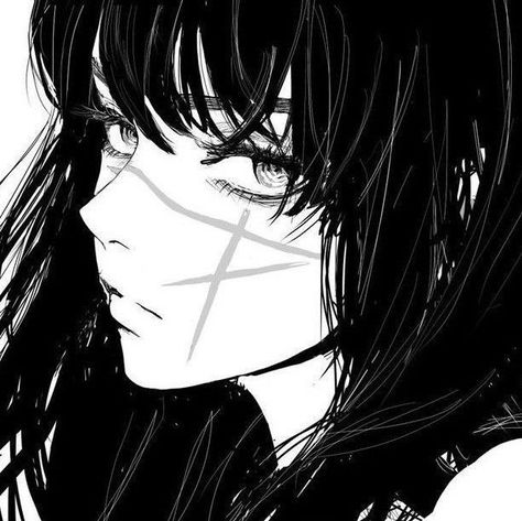 fem anime pfp Anime Tomboy, Fan Art Anime, Anime Show, Anime Monochrome, Anime Profile, Black And White Aesthetic, Cartoon Profile Pics, Cute Profile Pictures, Dark Anime