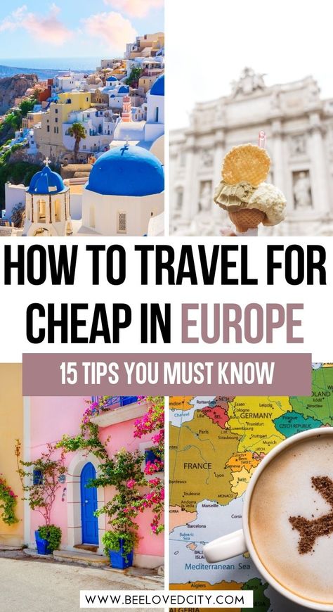 Cheap Cities In Europe, Europe On A Budget Itinerary, Planning Europe Trip, Europe Travel Route, European Backpacking Trip, Cheap Europe Travel, Europe Travel Hacks, Traveling To Europe Tips, Cheap Places To Travel In Europe