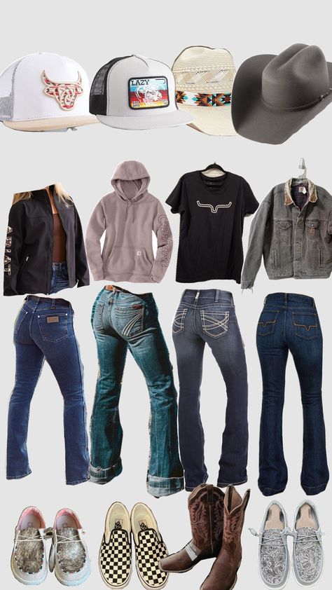 choose a fit. #fit #closet #cowgirl #western Warm Western Outfits, Cute Western Outfits For School, Horseback Riding Outfit Western, Women Country Outfits, Western Outfits For School, Western Spurs, Country Outfits Women, Aesthetic Cowgirl, Western Spurs Straps