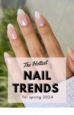 Matte Nails Glitter, Hottest Nail Trends, Popular Nail Colors, Trend Nails, New Nail Trends, Spring Nail Polish, Simple Spring Nails, April Nails, May Nails