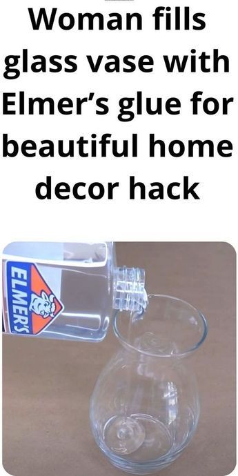 Clear Glass Plates Crafts Ideas, Glass Vases Decor Ideas, Vase Filler Ideas, Crystal Glassware Antiques, Craft Hacks, Large Glass Vase, Glass Vase Decor, Glass Craft, Elmer's Glue