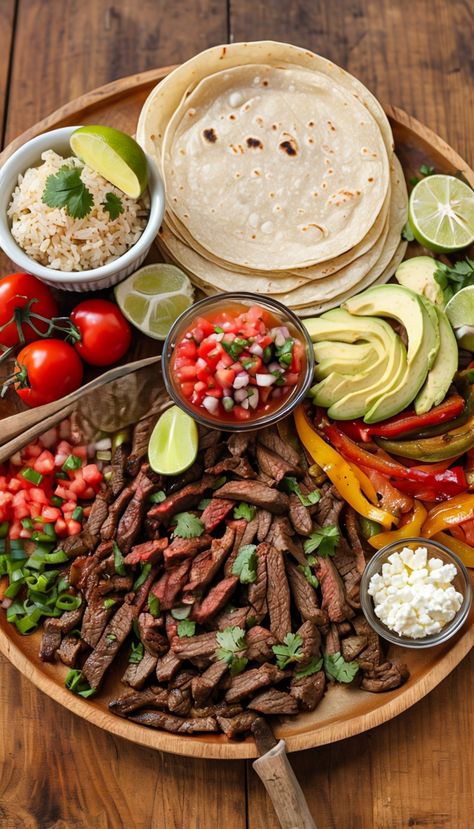 Fajitas are the life of any gathering! They're not just delicious; they're a vibrant feast for the eyes and a treat for your taste buds. If you’re hosting a party, casual dinner, or even a simple family night, a fajita platter can elevate the whole experience. So, how can you turn a basic fajita dish into an impressive platter that everyone will love? In this post, we’ll explore a variety of fajita platter ideas that are sure to impress your guests!
What Are Fajitas?
Fajitas originated in Tex- Fajita Board Ideas, Dinner Tray Ideas, Tapas Platter Ideas, Bbq Board Ideas, Fajita Night Party Dinners, Fajitas Board, Fajita Charcuterie Board, Mexican Night Dinner Party, Fajita Bar Party