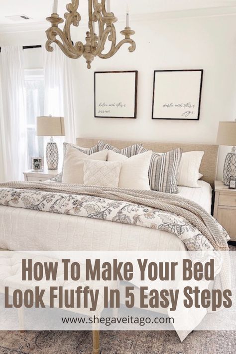 Our Top 10 Most Popular Blog Posts of 2021 - She Gave It A Go Beautiful Bed Designs, Bedroom Comforter Sets, Staging Ideas, Bedroom Minimalist, Bedroom Decor Cozy, Simple Bed, Comfortable Bedroom, Make Your Bed, Master Bedrooms Decor