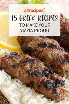 Greece Recipes Dinners, Greek Meals For A Crowd, Best Greek Recipes Dinners, Traditional Greek Dinner Recipes, Recipes From Greece, Greek Cypriot Recipes, Best Greek Food Recipes, Greek Side Recipes, Greek Lunch Recipes