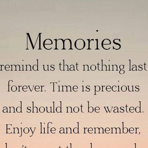 Memories Over Money Quotes, Your Memory Lives On Quotes, Time And Memories Quotes, Live Each Day To The Fullest, Counting Down The Days Quotes, Make Everyday Count Quotes, Live Each Day Like Its Your Last, Good Times Quotes Memories, Live Everyday Like Its Your Last