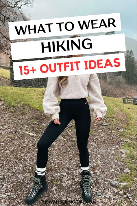 Save this pin for hiking outfits, hiking outfit ideas, best hiking outfit ideas, trekking outfits, hiking outfit women, hiking outfit aesthetic, hiking outfit summer, hiking outfit winter, classy hiking outfit ideas, stylish hiking outfit, hiking OOTD, comfy hiking outfit, hiking outfit plus size, hiking outfit summer aesthetic, what to wear for hiking, and more. Feel free to tap and get the best hiking outfit ideas. Best Hiking Outfits For Women, Outfit For Hiking For Women, Winter Hiking Outfits For Women, Hiking Inspo Outfit, Womens Winter Hiking Outfits, Hiking Autumn Outfit, What To Wear On A Hike, Packing For Hiking Trip, Trekking Hairstyles For Women