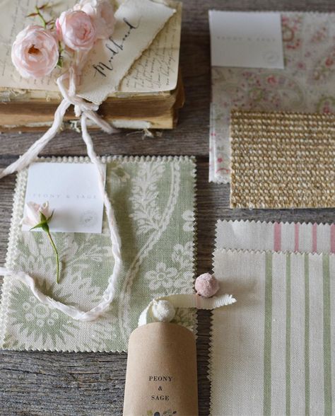 Sage Bedroom Ideas, Sage Bedroom, Peony And Sage, Pretty Fabric, Country Style, Bedroom Ideas, Peonies, Burlap Bag, The Outsiders