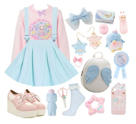 Amazon Kawaii Clothes, Pink And Blue Fashion, Pink And Blue Clothes, Little Outfits Space, Pastel Fashion Outfits, Blue Pink Outfit, Little Spaces Ideas Outfits, Pink Blue Outfit, Pink And Blue Outfits