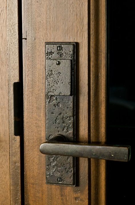 Gallery - Entry/Exterior Door Hardware | Sun Valley Bronze Hardware Barn Door Latch Ideas, Bronze Tile Backsplash, Door Latch Ideas, Cabin Hardware, Japandi Apartment, Sliding Barn Door Lock, Bronze Door Hardware, Bronze Tiles, Exterior Door Hardware