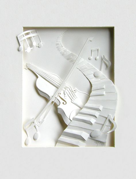 Pop Sculpture, Papercut Art, Paper Art Sculpture, 3d Paper Art, Plaster Wall Art, Tanah Liat, Paper Illustration, Relief Sculpture, Paper Art Craft