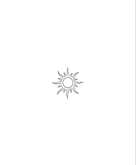 Dainty Minimalist Tattoo, Delicate Tattoo Placement, Minimal Sun Tattoo, 3 Stars And A Sun, A Sun Tattoo, Small Sun Tattoo, Simple Sun Tattoo, Tattoo Sonne, Earthy Tattoos