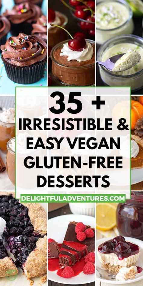 Gluten Free Dairy Free Recipes Dessert, Egg Free Dessert Recipes, Dairy Free Dessert Easy, Soy Free Desserts, No Bake Recipes, Gluten Free Vegan Recipes Desserts, Vegan Easter Recipes, Egg Free Desserts, Gluten Free Dairy Free Dessert