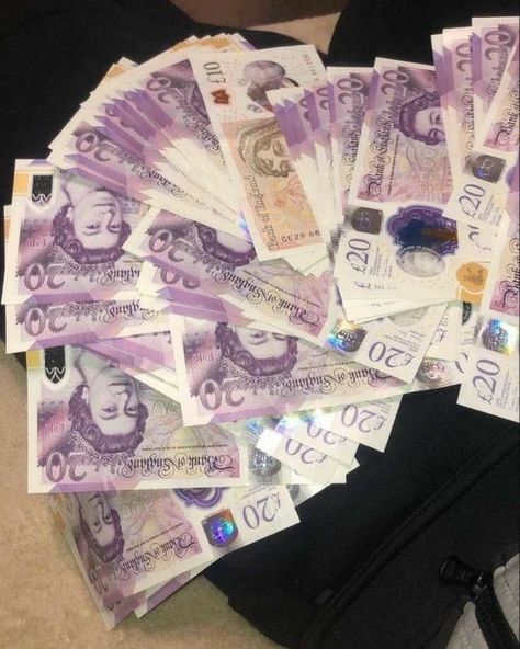 British Money Stacks, Uk Money Aesthetic, Money Pounds, Money British, Pounds Money, Pound Money, British Pounds, Australian Dollars, Uk Money