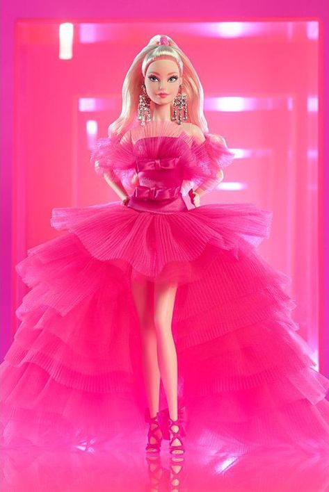 Barbies Pics, Barbie Top, Barbie Collector Dolls, Barbie Theme, Barbie Gowns, Pink Doll, Pink Collection, Barbie Birthday, Barbie Party