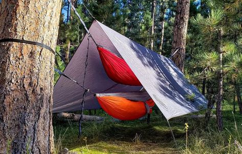 THE Ultimate Guide to Hammock Camping | 2019 Edition - Greenbelly Meals Hammock Tent Camping, Hammock Camping Hacks, Hammock Backpacking, Camping Hammock Ideas, Camping Hammock Tent, Hammock Camping Gear, Tree Camping, Camping Sleeping Pad, Diy Hammock