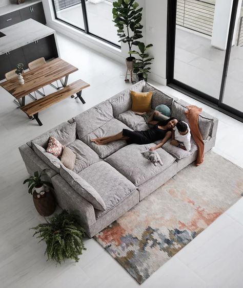 Best and Most Comfortable Couches and Sofas | 2022 | POPSUGAR Home Bedroom Couches, U Couch, Most Comfortable Couch, Big Couch, Next Living Room, Deep Couch, Latest Sofa Designs, Comfortable Sectional, Cool Couches