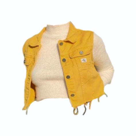 80s Outfit Png, Yellow Punk Outfits, 80s Clothing Png, 80s Png Clothes, Yellow Clothes Png, Yellow Clothes Aesthetic, Moodboard Fillers, Yellow Pngs, Yellow Outfit Aesthetic