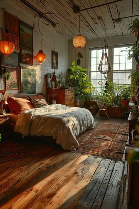 Home Inspo Living Room, Modern Boho Chic, Boho Bedroom Design, Earthy Bedroom, Cozy Fall Bedroom, Living Room Styles, Boho Chic Bedroom, Home Inspo, Boho Living Room